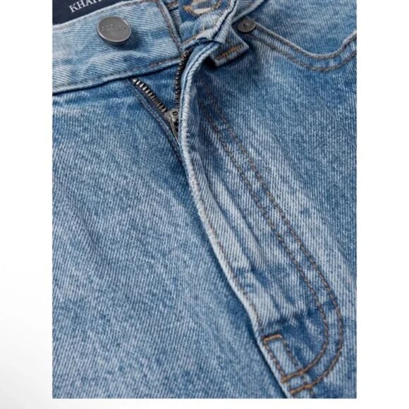 KHAITE albi Light Blue high rise Straight Jeans - Picture 8 of 9